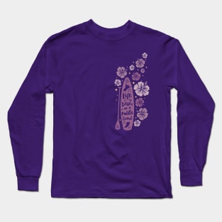 SUP flowers (pink) Long Sleeve T-Shirt